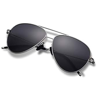 HISEA Premium Military Style Classic Aviator Sunglasses