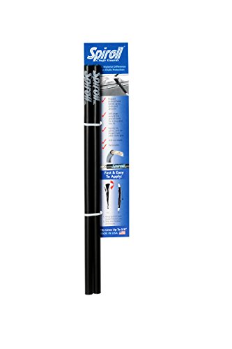 Spiroll Chafe Guards - Pair, Black 15.75" (Fits up to a 5/8" Line)