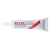 Makeup Glue - TOOGOO(R) Waterproof False Eyelashes Makeup Glue Eyelash Adhesive Dark black