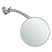 mDesign Deluxe Fog Free Bathroom Shower Adjustable Shaving Mirror with Flexible Arm - Rotates and Swivels - Shatterproof and Rustproof - Silver