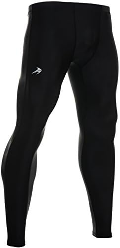Men's Compression Pants - Workout Leggings for Gym, Basketball, Cycling, Yoga, Hiking - Rash Guard + Performance Running Tights - Athletic Base Layer Pants/Thermal Underwear for Men