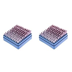 VILLCASE 200 pcs Tool Mm Cone Points Pink Mandrel