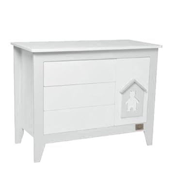 commode nouky blanche
