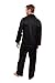 TexereSilk Men’s 100% Silk Pajama Set - Luxury Nightwear Pajamas by (Milaroma, Black, Large) Best Pyjamas for Father Brother Son Nephew Boyfriend MS0001-BLK-L