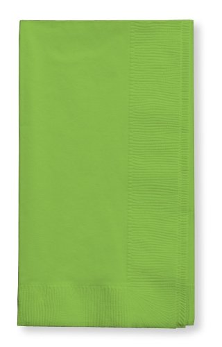 Creative Converting Touch of Color 2-Ply 50 Count Paper Dinner Napkins, Fresh Lime