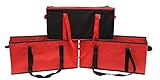 Earthwise Insulated Reusable Grocery Bag Shopping Tote - Keeps Food Hot Or Cold Large Foldable Collapsible Thermal Cooler Zipper Closure Ideal For Bulk Shopping