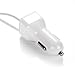 Apple Certified iPhone Lightning Car Charger for iPhone X, XR, XS, 8, 8 Plus, 7, 7 Plus 6S / 6S Plus, 6 Plus, SE, 5S, iPad Pro, Air 2, Mini 4 with Extra USB Port (White)
