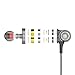 WSCSR in-Ear Headphones Earbuds High Resolution Heavy Bass with Mic for Smart Android Cell Phones Samsung HTC Lg G4 G3 Mp3 Mp4 Earphones (Black)thumb 2