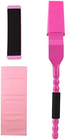 Snaplando Ballet Foot Stretcher, Detachable Dance Feet Arch Enhancer with Massage Bar for Dancers With Turning Board and Stretch Band (Rose red)