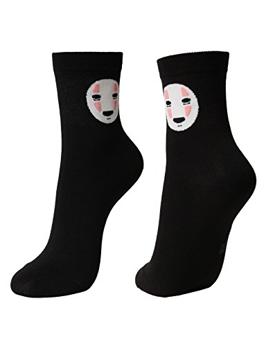OSABASA Womens Girls Japanese Animation Cartoon Novelty Crew Socks(KWMS0334)