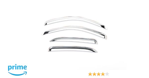 Putco 480065 Element Chrome Window Visor In Channel