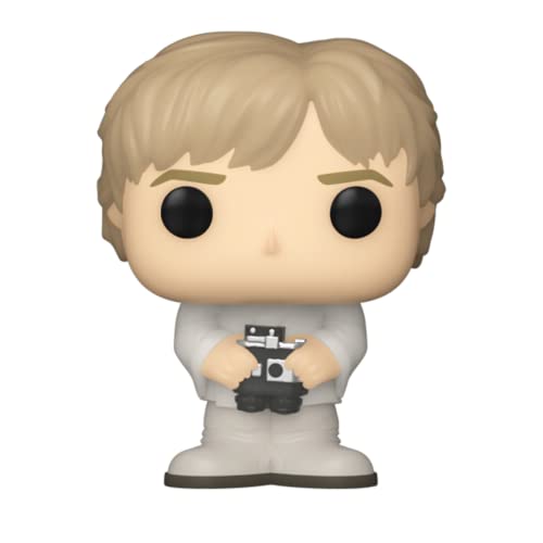 Funko Bitty POP! Star Wars - Luke, 4-Pack - Luke Skywalker, OBI-Wan Kenobi, Jawa and A Surprise Mystery Mini Figure - 0.9 Inch (2.2 Cm) Collectable - Stackable Display Shelf Included - Gift Idea