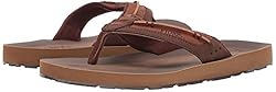 Flojos Men's Trio Flip-Flop, Brown, 8