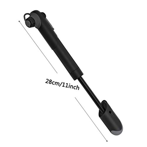 Kuke Mini Hand Air Pump for Bicycles, 140 PSI, Lightweight and Flexible, with Presta and Schrader Valves, Assembly Kit Included