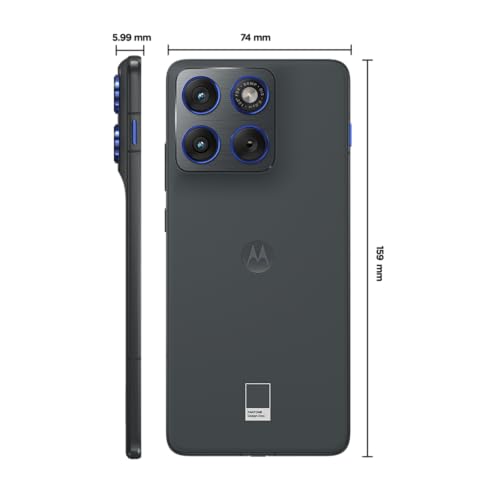 Smartphone Motorola Edge 70 5G - 256GB 24GB (8GB RAM + 16GB RAM Boost), Ultrafino, 3 cameras 50MP, Tela 1.5K extreme Amoled 120hz - Gadget Gray | 16GB RAM Boost, Ultrafino, 3 Câmeras 50MP, Tela 1.5K Extreme Amoled, 120Hz