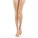 CTK Footless Compression Stockings-Thigh High Microfiber Medical Tight Socks 20-30mmHg