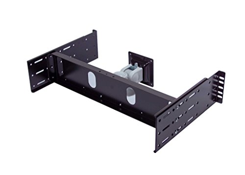 RLCD-FRAME2BK12K1 VESA LCD Monitor/TV Rackmount adapter Kit supports LCD monitor 15" to 24" and Intel NUC mini computer for 2 post or 4 Post 19" Rackmount Rack Cabinet