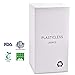 Plasticless 200PCS 100% Compostable Plant-Based Straws-A Fantastic Alternative to Soggy Paper Straws 100% Biodegradable Flexible Drinking White