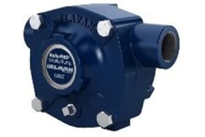 DELAVAN FLUID POWER Delavan 6900C 19.6 GPM 300 PSI Cast Iron C Extra-Fine Finish Shaft 6-Roller Water Pump with 5/16-Inch Mounting Base