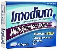 Imodium Multi Symptom Relief Diarrhea Plus Caplets 18 Ea (pack of 1)