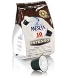 Nespresso Compatible Capsules 60 Meseta Intenso Capsules of Gourmet Italian Espresso Compatible with Nespresso Machine .