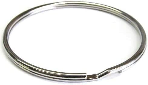 Very Large StrongNickel Split Rings 76mm (10)