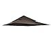 Yescom 12'x12' Canopy Top Replacement Coffee Liqueur for 2-Tier Harbor Gazebo GFS01250A Patio Cover Y01212T10