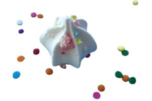 Niamara's Vanilla Sprinkles Meringue Cookies, 2 Ounce - Fun and Festive Vanilla Meringue Delight - Gluten-Free, Fat-Free Treat with a Colorful Twist