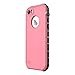 iPhone SE/5/5s Waterproof Case, iThrough iPhone SE Underwater Case, Dust Drop Snow Shock Proof, Heavy Duty Protective Carrying Case Cover for iPhone SE 5S 5(Pink)