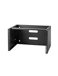 StarTech  soporte de montaje en pared, con bisagra, 1U, 19 pulgadas, para paneles, Negro