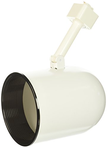 Juno Lighting R502B-WH Trac-Lites Round Back Cylinder Line Voltage PAR30 Lamp Holder, White