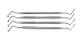 Lucas Curette Dental Set of 4 Surgical Bone Curettes