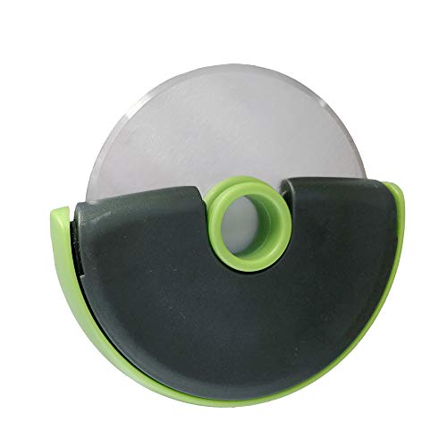 CHEF PROSENTIALS Pizza Cutter Wheel Portable Accessory Green color For Kisok