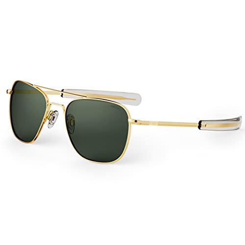 Randolph USA 23k Gold Classic Aviator Sunglasses for Men or Women