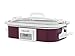 Crock Pot 3.5 Quart Programmable Digital Casserole Crock Slow Cooker, Cranberry