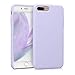 kwmobile Case Compatible with Apple iPhone 7 Plus/iPhone 8 Plus Case - TPU Silicone Phone Cover with Soft Finish - Light Lavender