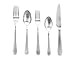 Stainless Steel Flatware Set by MosesMo- Modern & Perfect Weight Utensil Set- 20 or 40 Pieces Set- Everyday Luxurious Mirror Polished Silverware- Restaurant & Hotel Quality (20)