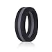 Silicone Wedding Ring Black Gunmetal Grey Thin Line Stripe for Men, Flexible Rubber Alternative Bands Set, Elastic Non Metal for Mechanic Workout, Active Athlete Exercise, Sprot Keep Fit