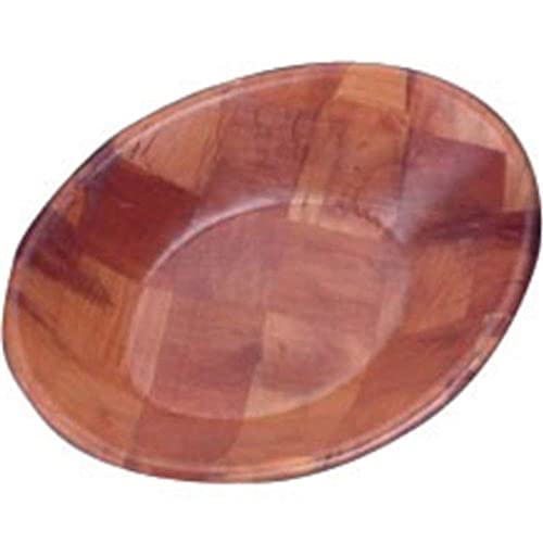 Olympia Oval Wooden Serving Bowl L093 305x229mm, Large, Brown