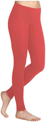 MisslovedPlain Stretchy Viscose Lycra Leggings Sizes UK 8-26 * 30 Colours *