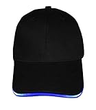 LED Hat Ultra Bright Lights Unisex Luminous Baseball Cap Easily Adjustable For Hunting, Jogging, Angling outdoor sports (blue)