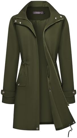 Amazon.com: Mzkdieey Womens Fleece Lined Waterproof Raincoat