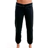 Soffe Juniors Fleece Roll Up Capri, Black, Large