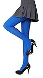 CozyWow Women's 80 Denier Solid Color Soft Opaque Footed Tights