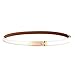 KaLeido Women's Plaque Buckle Solid Color Skinny Waist Belt