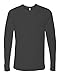 N8101 Next Level Men's Long-Sleeve Poly/Cotton Thermal -  Heavy Metal - Large