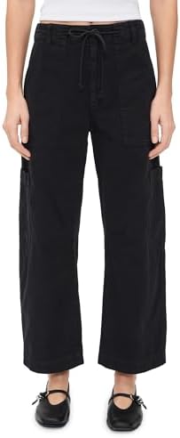 Mother Women's The Drawn Half Pipe Ankle Pants, Brown Bone, 23 at