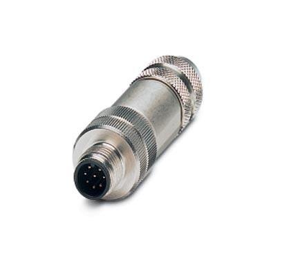 Circular Metric Connectors M12 PLG 8P PG NICKEL