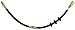 ACDelco Professional 18J4318 Front Hydraulic Brake Hose Assembly