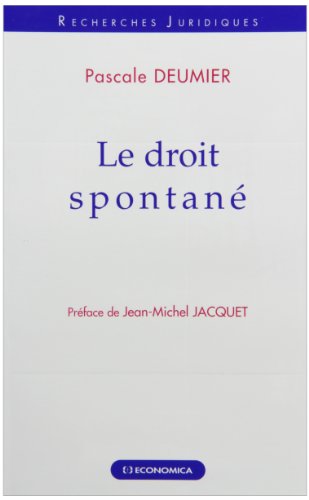 Le  droit spontané